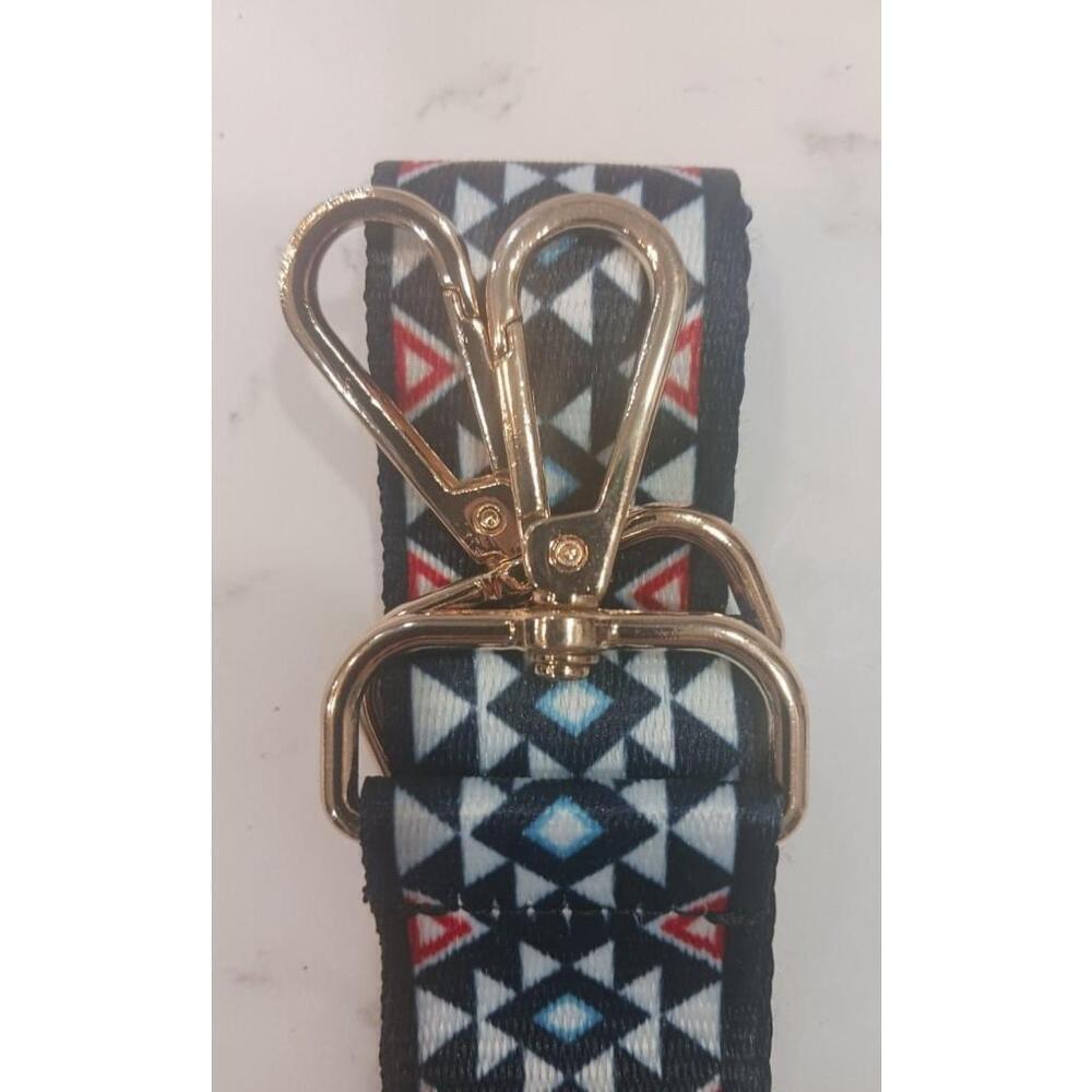 Geometric Pattern Adjustable Purse Strap - Picture 4 of 5